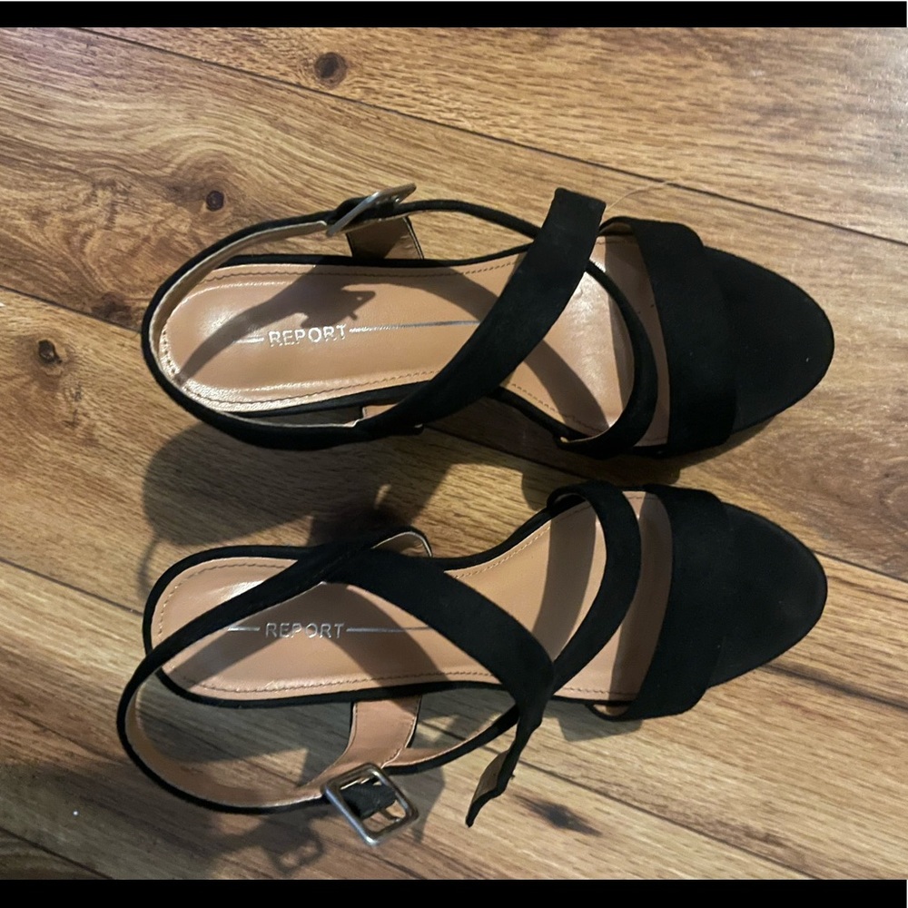 Black matte 6 inch heels